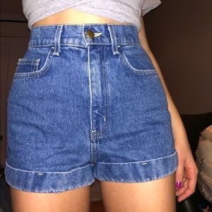 American Apparel High Waisted Shorts